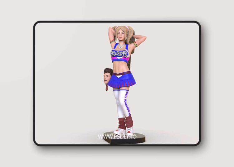 Lolipop Chainsaw – 3D Print Model 1 Lolipop Chainsaw – 3D Print Model
