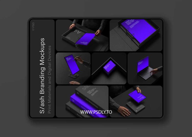 MockupCloud - Slash Branding Mockups Kit 1 MockupCloud - Slash Branding Mockups Kit