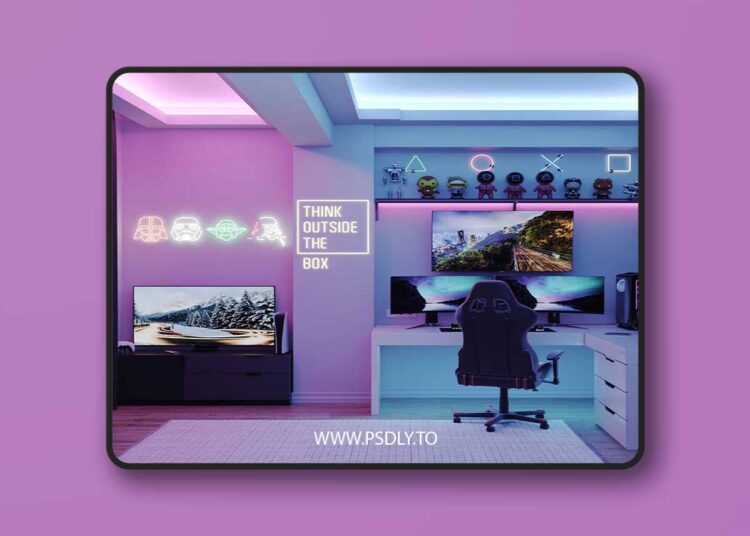 Modern workroom - 3D Scene 3D Model 1 Modern workroom - 3D Scene 3D Model