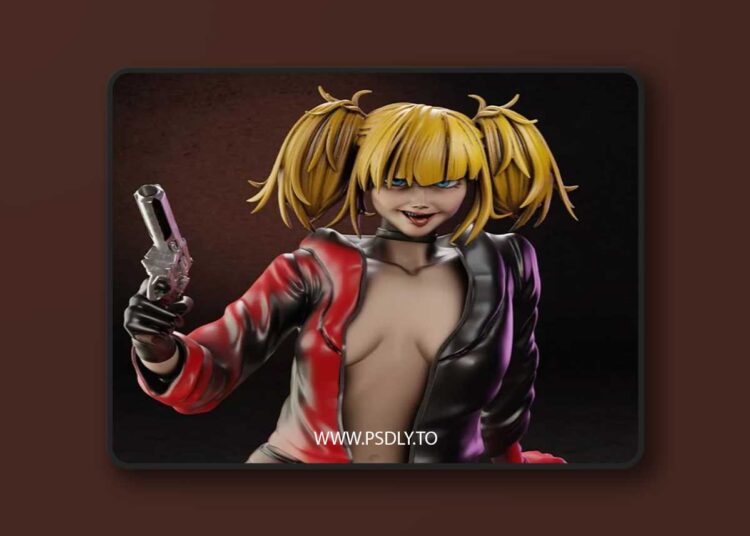 PgGasta – Harley Quinn Isekai – 3D Print Model STL 1 PgGasta – Harley Quinn Isekai – 3D Print Model STL