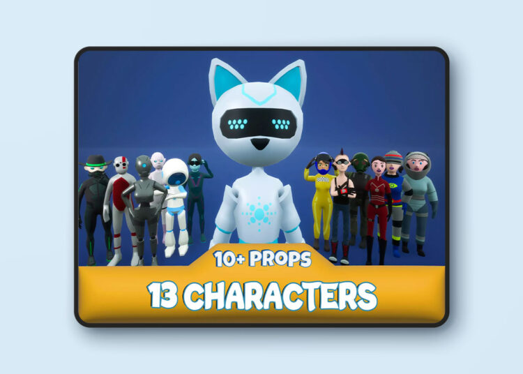 Sci-Fi 14 Characters with Props v1.0 1 Sci-Fi 14 Characters with Props