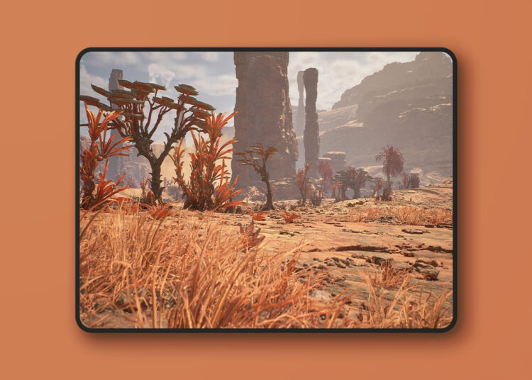 Scifi Desert Biome (5.3+) for Unreal Engine 1 Scifi Desert Biome