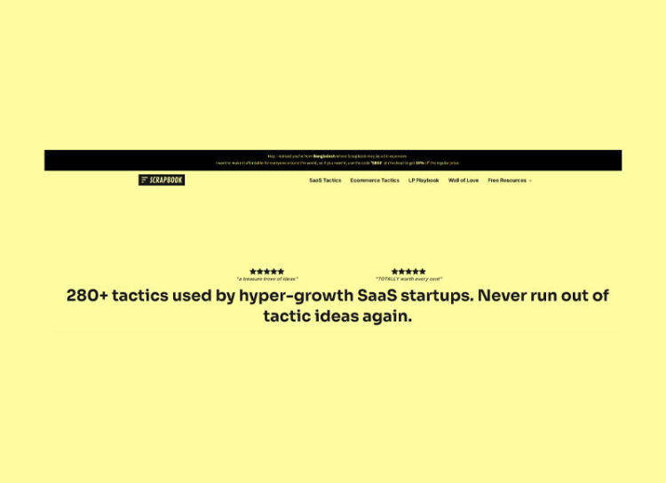 ScrapBook – SaaS and Ecommerce Growth Hacks Bundle 1 ScrapBook – SaaS and Ecommerce Growth Hacks Bundle