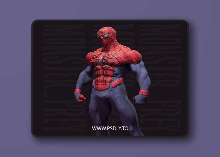 Spiderman – MonsterPrey 3D Model 1 Spiderman – MonsterPrey 3D Model