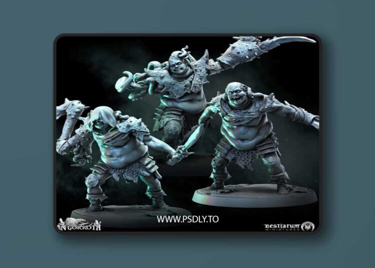 Sunken Cadavers x 3 – 3D Print Model 1 Sunken Cadavers x 3 – 3D Print Model