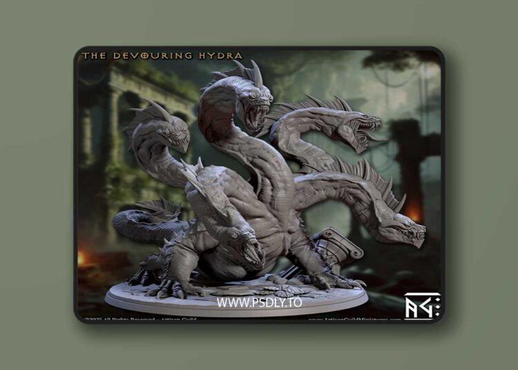 The Devouring Hydra (Veiled Sisterhood) – 3D Print 1 The Devouring Hydra (Veiled Sisterhood) – 3D Print