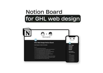 UnoFlow – Notion Resource Board for GHL Web Design