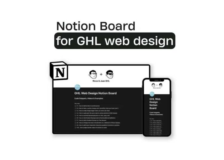 UnoFlow – Notion Resource Board for GHL Web Design 1 UnoFlow – Notion Resource Board for GHL Web Design