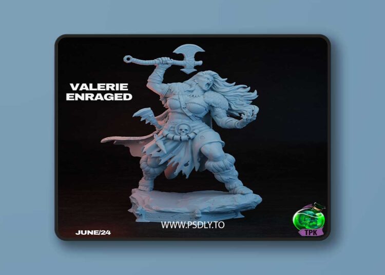 Valerie Enraged 3D Model 1 Valerie Enraged 3D Model