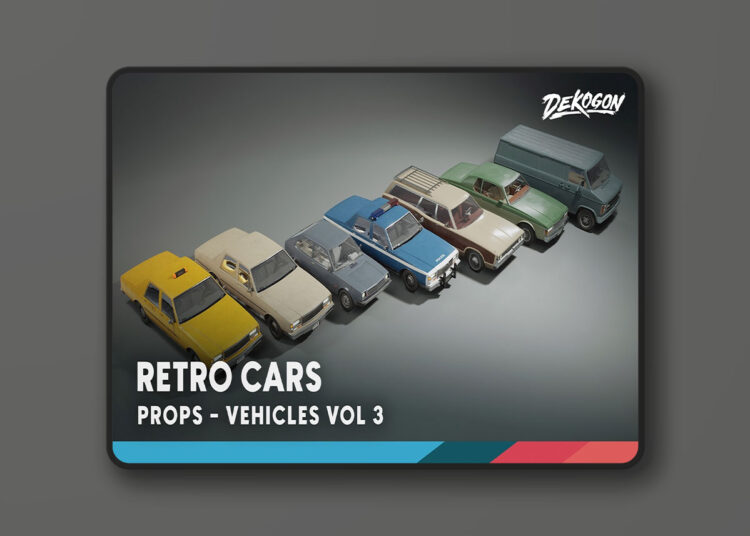 Vehicles VOL.3 - Retro Cars (Low Poly) (5.4) 1 Vehicles VOL.3 - Retro Cars (Low Poly)