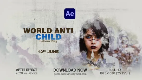 Videohive - Child Labour Day - 58053117 1 Videohive - Child Labour Day - 58053117