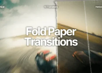 Videohive - Fold Paper Transitions - 58259208