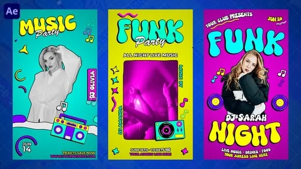 Videohive - Funk Party Reels - 58265325 1 Videohive - Funk Party Reels - 58265325