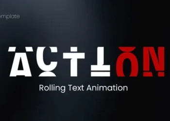 Videohive - Rolling Text Animation - 58162462
