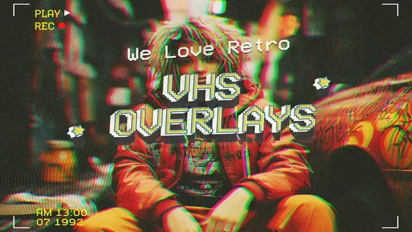 Videohive - VHS Vintage Overlays Pack - 57932476 1 Videohive - VHS Vintage Overlays Pack - 57932476
