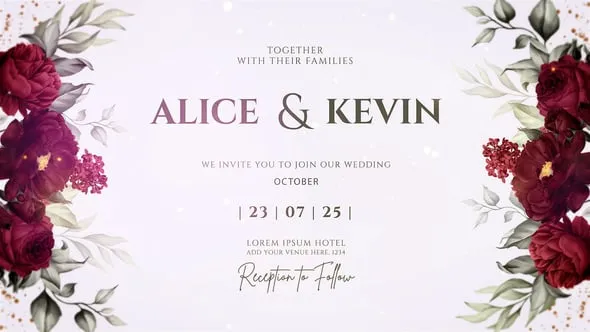 Videohive - Wedding Intro - 57218938 1 Videohive - Wedding Intro - 57218938