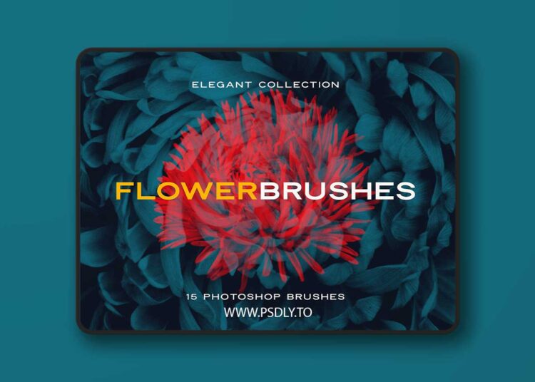 YellowImages - Elegant Flower Brushes for Photoshop 1 YellowImages - Elegant Flower Brushes for Photoshop
