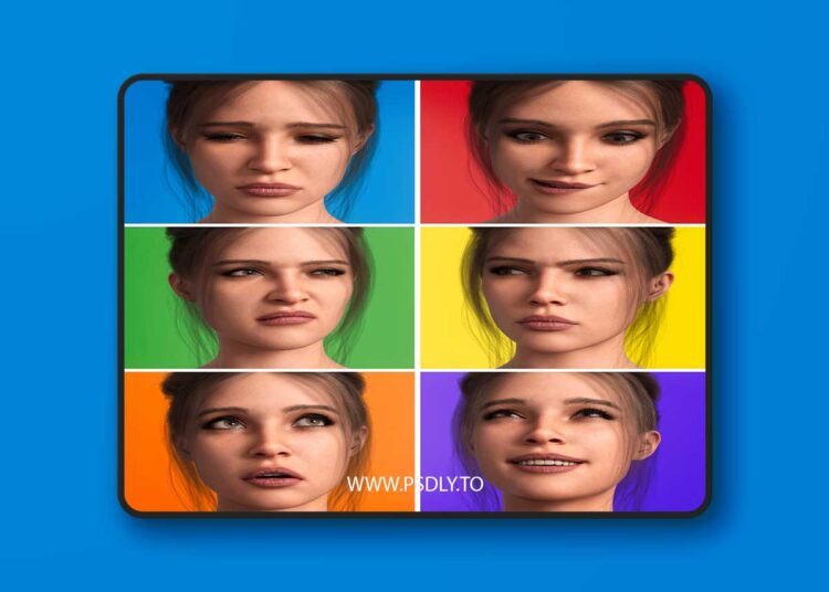 Z Basic Emotions Mix and Match Expressions for Genesis 9 Poser 1 Z Basic Emotions Mix and Match Expressions for Genesis 9 Poser