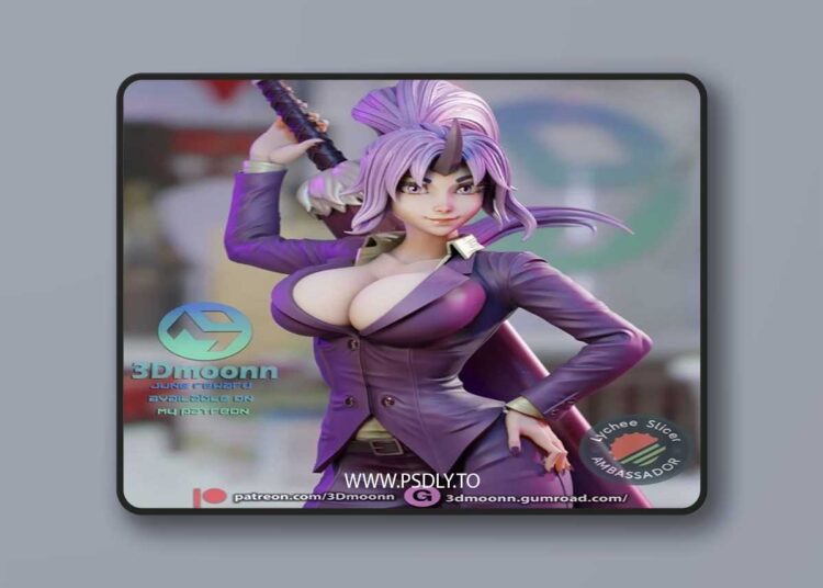 3Dmoonn – Shion – tensei shitara slime datta ken – 3D Print Model STL 1 3Dmoonn – Shion – tensei shitara slime datta ken – 3D Print Model STL