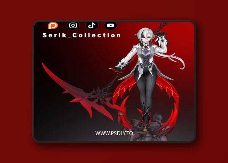 Arlecchino Genshin Impact 3D Print 1 Arlecchino Genshin Impact 3D Print