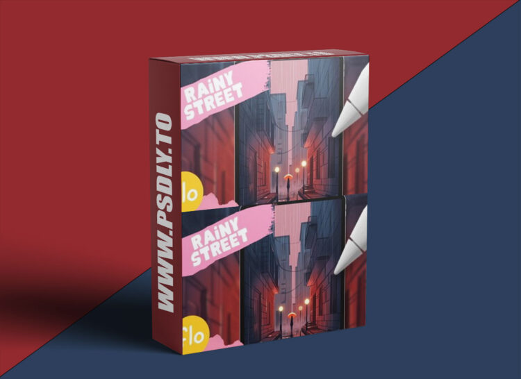 Art With Flo - VIDEO TUTORIAL: Rainy Street 1 Art With Flo - VIDEO TUTORIAL: Rainy Street