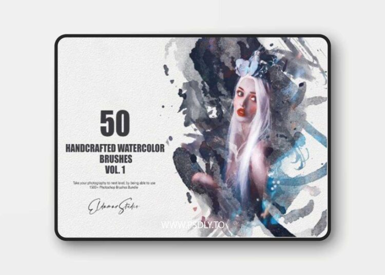 ArtStation - 50 Handcrafted Watercolor Brushes - Vol. 1 1 ArtStation - 50 Handcrafted Watercolor Brushes - Vol. 1