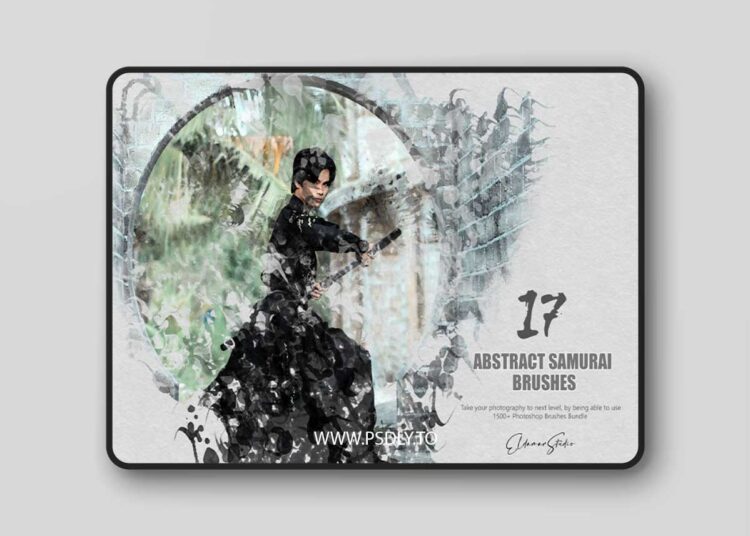 Artstation - 17 Abstract Samurai Brushes 1 Artstation - 17 Abstract Samurai Brushes