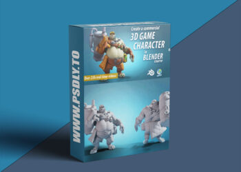 Artstation - Create a commercial game 3D Character in Blender full course