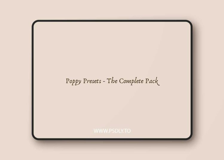 Aslyn Lee - Poppy Presets - Complete Pack 1 Aslyn Lee - Poppy Presets - Complete Pack