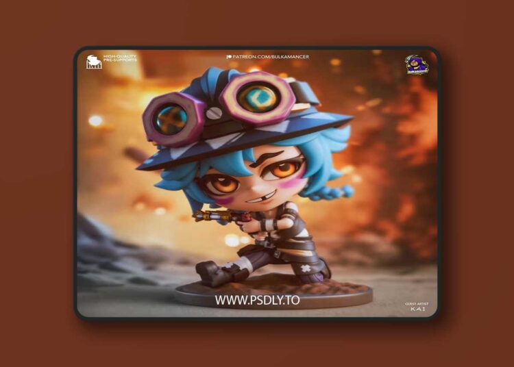 Bulkamancer Sculpts – Chibi Isha 3D Print 1 Bulkamancer Sculpts – Chibi Isha 3D Print