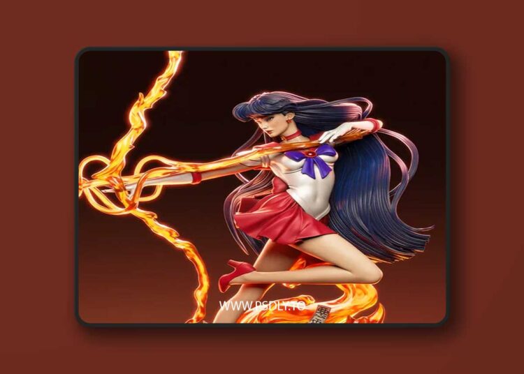 CA 3D Studios – Sailor Moon Rei Hino – 3D Print 1 CA 3D Studios – Sailor Moon Rei Hino – 3D Print