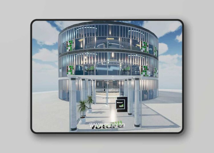 Corporate Building Futura v1.1 for Unreal Engine 1 Corporate Building Futura v1.1