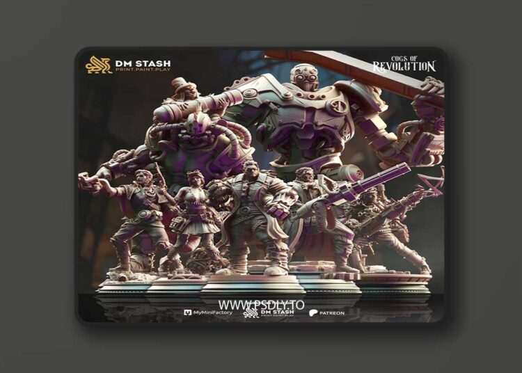 DM Stash – Cogs of Revolution 3D Print 1 DM Stash – Cogs of Revolution 3D Print