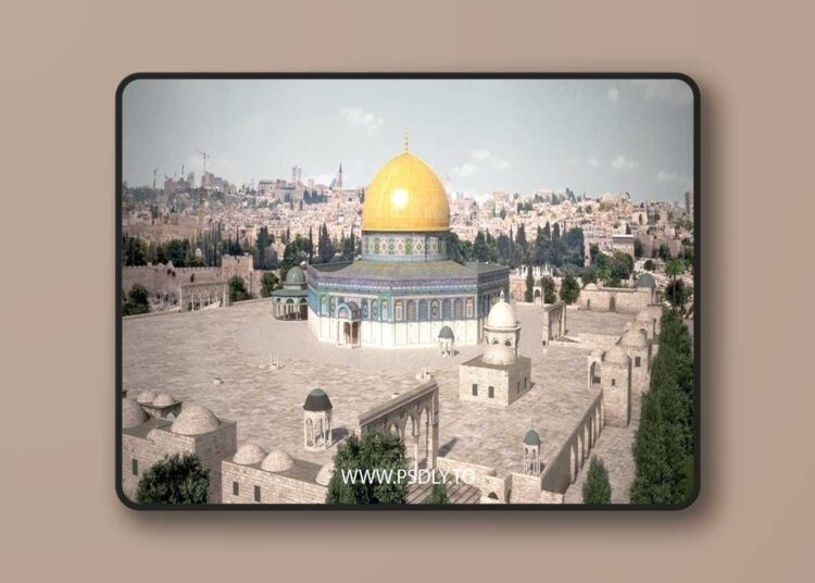 Dome of The Rock 3D Model 1 Dome of The Rock 3D Model