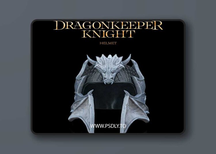 Dragonkeeper Knight Helmet – 3D Print 1 Dragonkeeper Knight Helmet – 3D Print