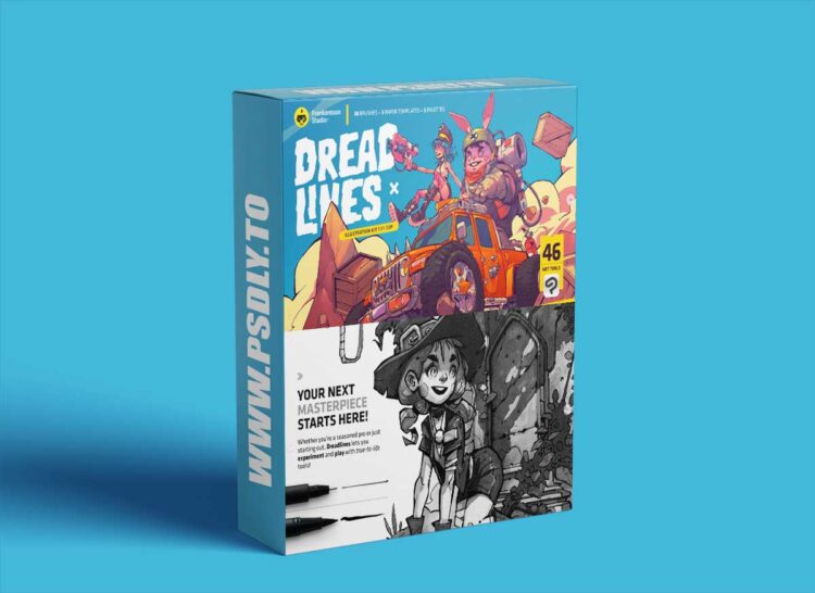 Frankentoon - Dreadlines v1.6 for Clip Studio Paint 1 Frankentoon - Dreadlines v1.6 for Clip Studio Paint