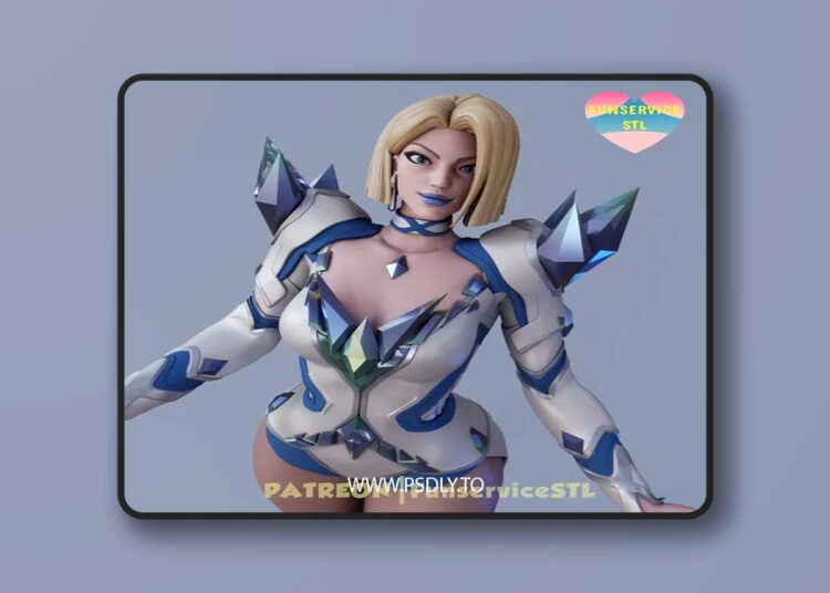 Funservice – Emma Frost from Marvel Rivals – 3D Print 1 Funservice – Emma Frost from Marvel Rivals – 3D Print