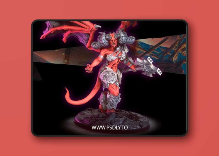 Greater Demon Queen Raizel – 3D Print Model 1 Greater Demon Queen Raizel – 3D Print Model