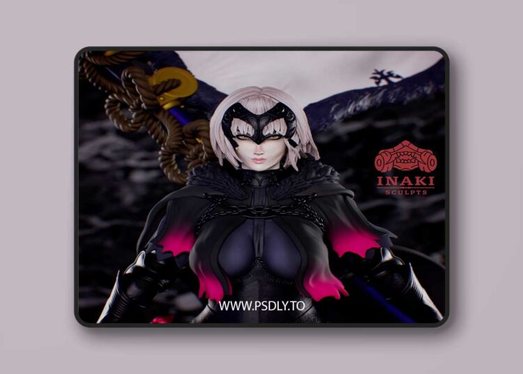 Inaki Sculpts – Jeanne Darc Alter – Fate Go – 3D Print Model STL 1 Inaki Sculpts – Jeanne Darc Alter – Fate Go – 3D Print Model STL