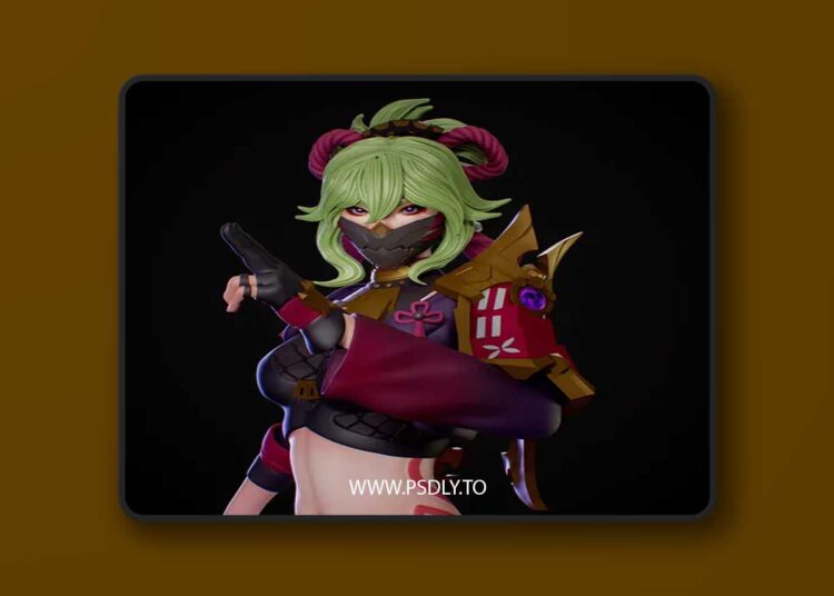 Inaki Sculpts – Kuki Shinobu – Genshin Impact – 3D Print 1 Inaki Sculpts – Kuki Shinobu – Genshin Impact – 3D Print