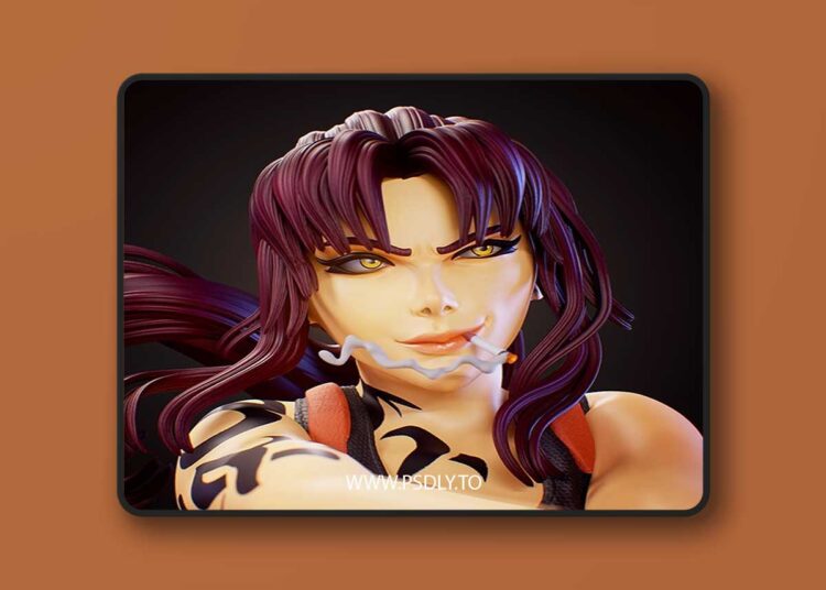 Inaki Sculpts – Revy – Black Lagoon – 3D Print 1 Inaki Sculpts – Revy – Black Lagoon – 3D Print