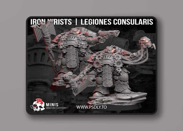 Iron Wrists Consul Chaplain – 3D Print 3D Model 1 Iron Wrists Consul Chaplain – 3D Print 3D Model
