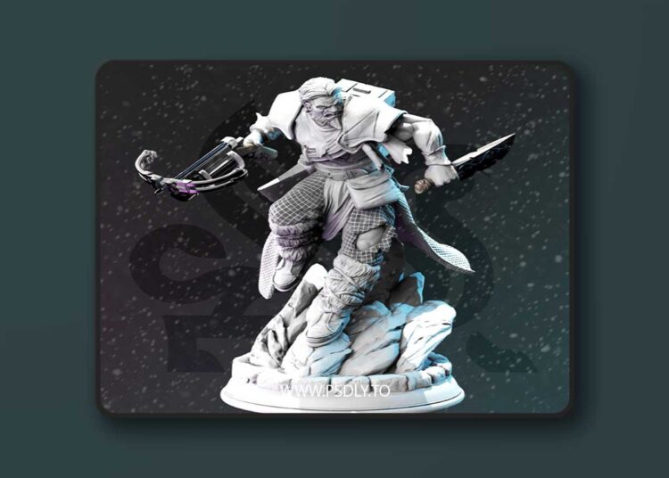 Jorrick – Veteran Northern Ranger – 3D Print 1 Jorrick – Veteran Northern Ranger – 3D Print