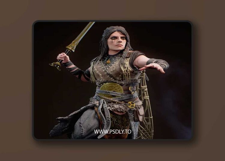 KcStudio – Freya – God Of War – 3D Print 1 KcStudio – Freya – God Of War – 3D Print