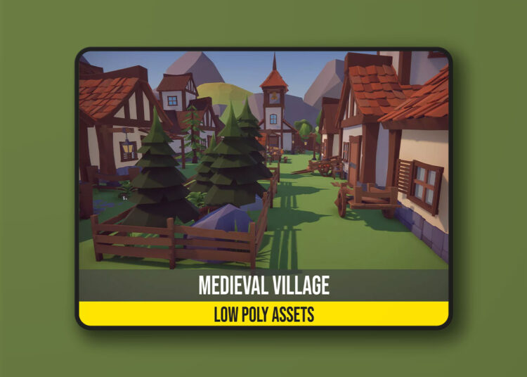 Low Poly Fantasy Medieval Village v1.42 1 Low Poly Fantasy Medieval Village v1.42