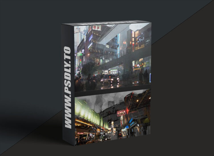 Mattepaint - Concept Art Photobashing - Cyberpunk 1 Mattepaint - Concept Art Photobashing - Cyberpunk