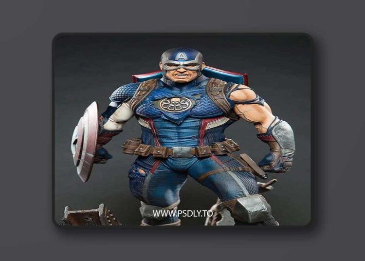 Matt’s Models Customs Hydra Captain America – 3D Print 1 Matt’s Models Customs Hydra Captain America – 3D Print