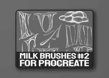 Milk Brushes Pack for Procreate Vol.2