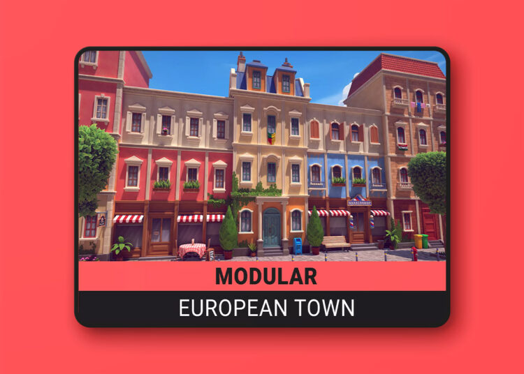 Modular European Town v1.0 for Unreal Engine 1 Modular European Town v1.0