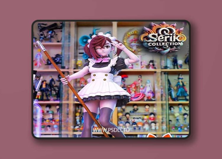 Momo Ayase Maid – 3D Print 1 Momo Ayase Maid – 3D Print
